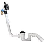 V&B Wasserzulauf integr. i ÜL für Oberon 2.0 Black Matt