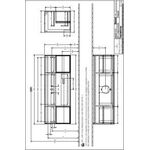 V&B Waschtischunterschrank FINION 1600x603x501mm Regal glos. wh glos. wh