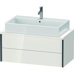 Duravit Konsolenunterschrank XVIU 400x900x478mm Prof. sw ma weiß hochglanz