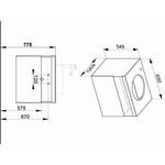 Keuco Waschtischunterbau STAGELINE 650x550x490mm vulkanit