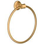 Handtuchring AXOR MONTREUX Wandmontage brushed gold optic