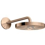 Kopfbrause 280 1jet AXOR ONE mit Brausearm polished red gold