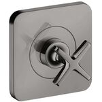 Abstelllventil AXOR CITTERIO E Unterputz 12x12 polished black chrome