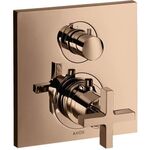 Thermostat AXOR CITTERIO UP m Abstellventil u KreGr pol. red gold