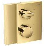Fertigmontageset AXOR EDGE f UP-Thermostat m Abspv pol. gold optic