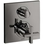 Thermostat AXOR CITTERIO UP m Abstellventil u KreGr pol. bl chr
