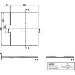 V&B Duschwanne WALLWAY R-eck fl. EB 1200x1000x30mm stone white