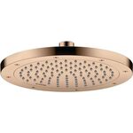 HG Kopfbrause AXOR 245, 1 jet, EcoSmart polished red gold