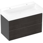 HG Waschtisch Xevolos E m 2 HL o ÜL SmartClean 1000x480mm weiß