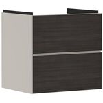 HG Waschtischunterschrank Xevolos E 580x555x475mm Ko Sandb. ma Fr Ei deunkel