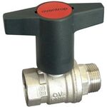 OV Knebelgriff-Kugelhahn Optibal PN 16 Messing DN 50, 2Zoll