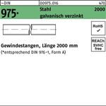 Gewindestange DIN 975 M27x 2000mm Stahl galv.verz. 1 Stück