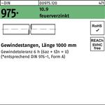 Gewindestange DIN 975 M36x 1000mm 10.9 feuerverz. 1 Stück