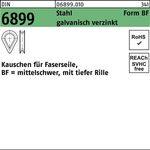 Kauschen DIN 6899 BF 9/RW10 Stahl galv.verz. 50 Stück - VPE: 50