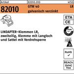 Klemme R 82010 GTW 40 LR M24/3 - 24 galv.verz. 1 Stück LINDAPTER