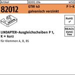 Ausgleichscheibe R 82012 GTW 40 P1 M20/10,0 galv.verz. 1St. LINDAPTER