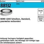Unterlegscheibe R 88132 geklebt NL 24 SS A 4 100 Stück NORD-LOCK - VPE: 100