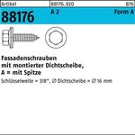 Fassadenschraube R 88176 Dichtscheibe/Spitze A 6,5x 115 A 2 100 Stück - VPE: 100