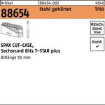 Bit R 88654 T-Star Plus SW 1/4x50 T 15 Stahl gehärtet 50 Stück SPAX - VPE: 50