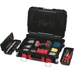 Koffer PACKOUT™ L411xB561xH165mm Polymer schwarz-rot MILWAUKEE