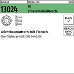 Leichtbaumutter R 13024 M16x 1,5 10 DBL9440.89 300 Stück - VPE: 300