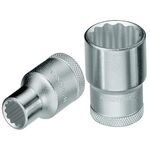 Steckschlüsseleinsatz D 19 1/2 Zoll 12-kant SW 17mm L.39,5mm GEDORE