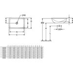V&B Einbauwaschtisch LOOP & FRIENDS o ÜL rechteckig 675x450mm we C+