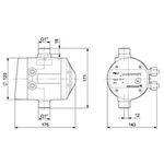 Grundf Pressure-Manager PM 2, 1,5-5 bar, Q max. 7 m3/h