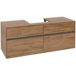 V&B Waschtischunterschrank COLLARO 140x54,8x50cm WT mttg Kansas Oak