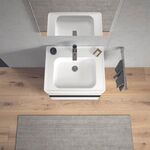 Duravit Möbelwaschtisch Soleil by Starck m ÜL und Hahnlochbank 600x480mm weiß