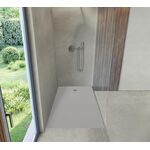 Duravit Duschwanne Sustano Rechteck 1600x900x30mm hellgrau matt