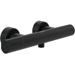V&B Thermostat-Brausebatterie UNIVERSAL 317x104x65mm, rund matt black