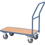 Plattformwagen Ladeflächen L850xB450mm STA taubenblau Trgf.250kg PROMAT