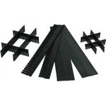Unterteiler f.Transportstapelbehälter H.120mm PP anthrazit 10St./Karton LA-KA-PE