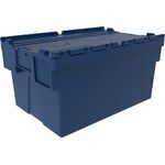 Mehrwegbehälter L600xB400xH310mm blau Wände u.BD geschl.