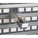 Steckregal H2000xB1000xT400mm Grundregal 14 Böden 60x3,15x4 blau 24xMK4 blau