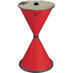 Standascher D405xH770mm rot Stahlbl.TKG