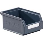 Sichtlagerkasten L160xB105xH75mm PE grau KAPPES