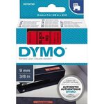 DYMO Schriftbandkassette D1 S0720720 9mmx7m schwarz auf rot