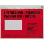 Dokumententasche Lieferschein Rechnung C6 mF sk rt 250 St./Pack.