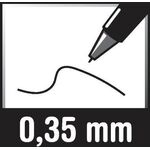 Pentel Gelmine EnerGel LR7-CX 0,35mm Metallspitze blau