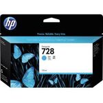 HP Tintenpatrone Nr.728 F9J67A HC 130ml cyan