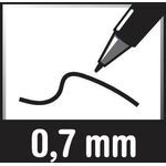BIC Fineliner Intensity Medium 964782 Wasserbasis 0,7mm violett
