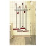 haug Geräteleiste 8699 3 Stielhalterungen 510x55mm alu