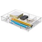 Leitz Schubladeneinsatz 52150002 16,7x24,7x3,5cm 4Fächer PS glasklar