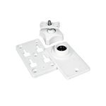 OMNITRONIC Wandhalterung für ODP-204/206 weiß 2x
