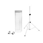 EUROLITE Set LED Color Curtain + BS-2 EU Boxenhochständer weiß