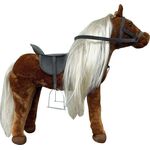 AM Plüschpferd Goldie,Sattelhöhe ca.46cm
