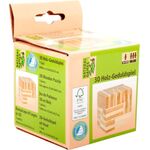 NG 3D Holz-Geduldspiel Würfel #7cm