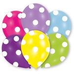 Ballons Polka farblich sortiert